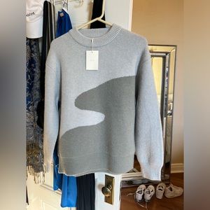 OAK + FORT Abstract Sweater